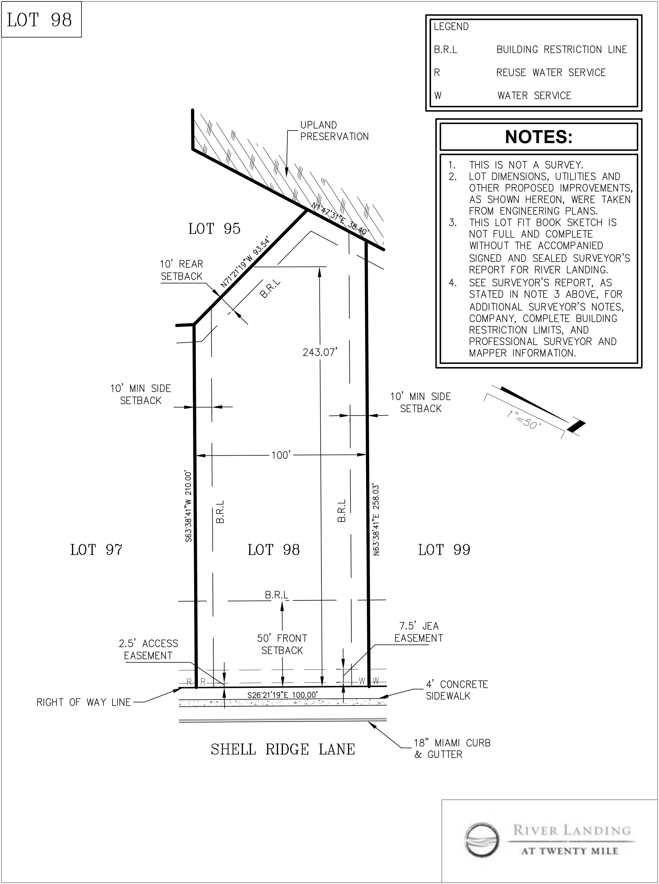 Lot 98 Preserve Homesite River Landing Nocatee